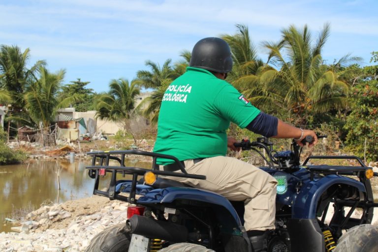 Realiza su primera detención la Policía Ecológica de Progreso