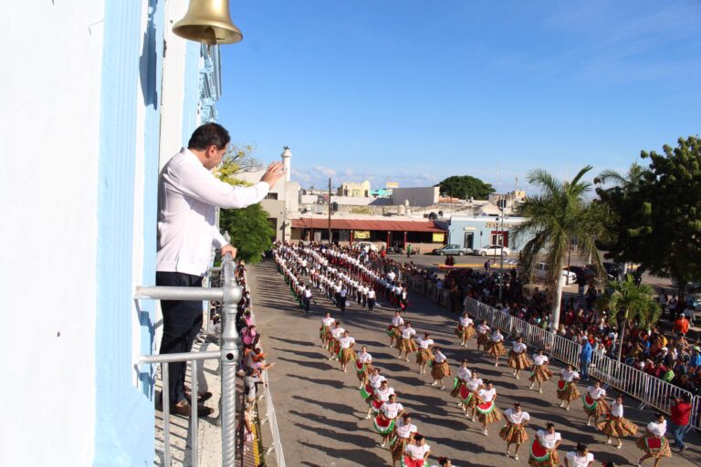 Progreso conmemora el 109 aniversario del inicio de la Revolución Mexicana