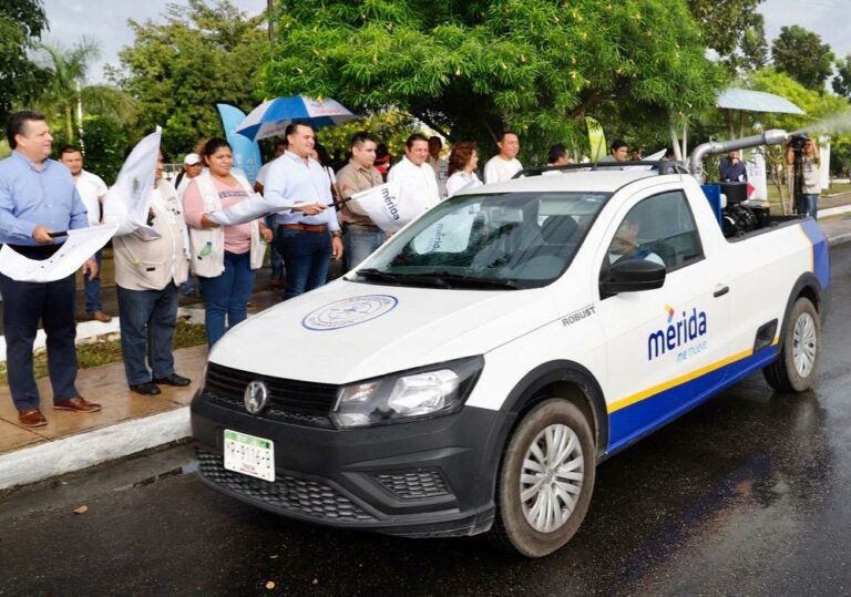 Ayuntamiento de Mérida Extiende las labores de fumigación con énfasis en colonias de alta vulnerabilidad