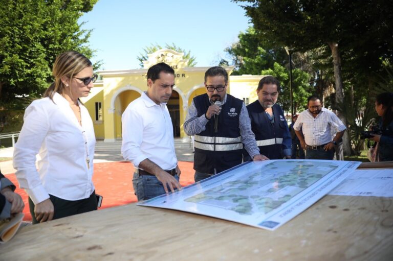 Supervisa el Gobernador Mauricio Vila Dosal últimos detalles de los trabajos mantenimiento y conservación del Centro Cultural La Ibérica