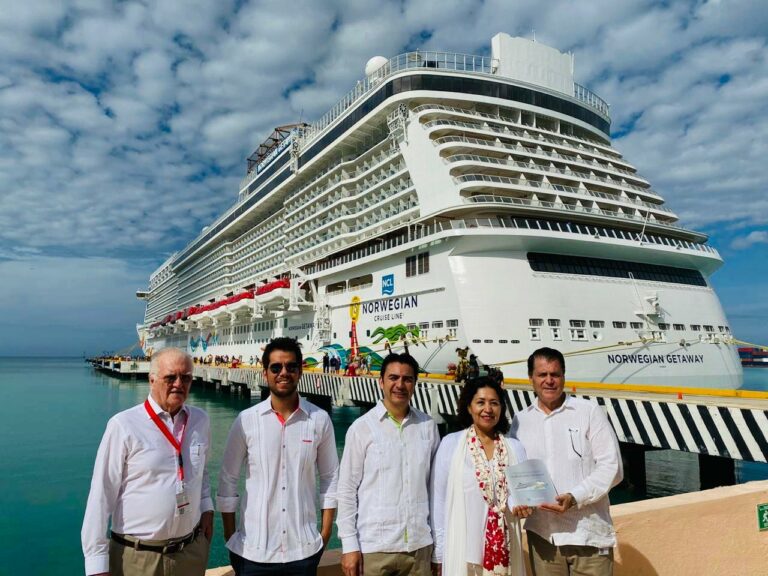 Progreso recibe por primera vez al crucero “Getaway”