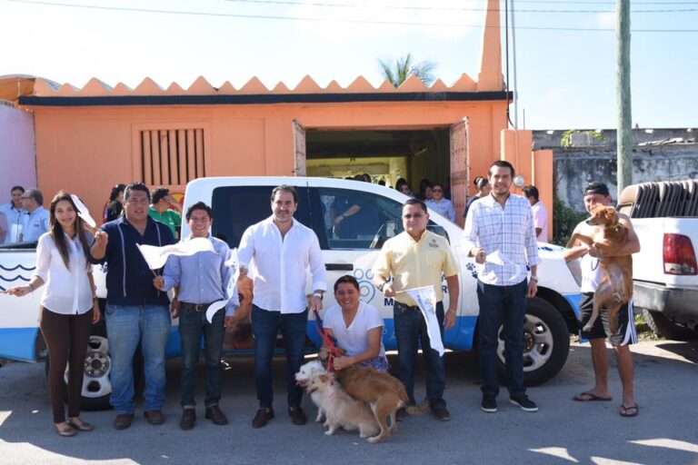 PROGRESO: Julián Zacarías Curi da banderazo de inicio a la primera Jornada de Esterilización canina y felina 2020