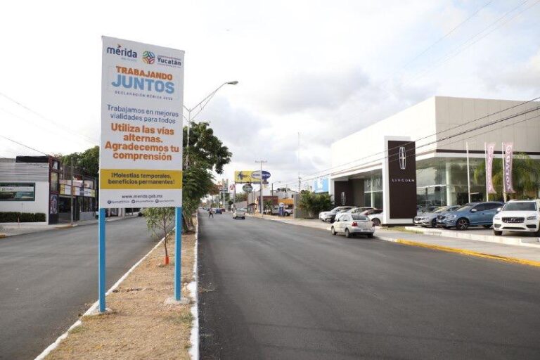 MÉRIDA: Trabajos de repavimentación de Prolongación Paseo de Montejo están en fase final