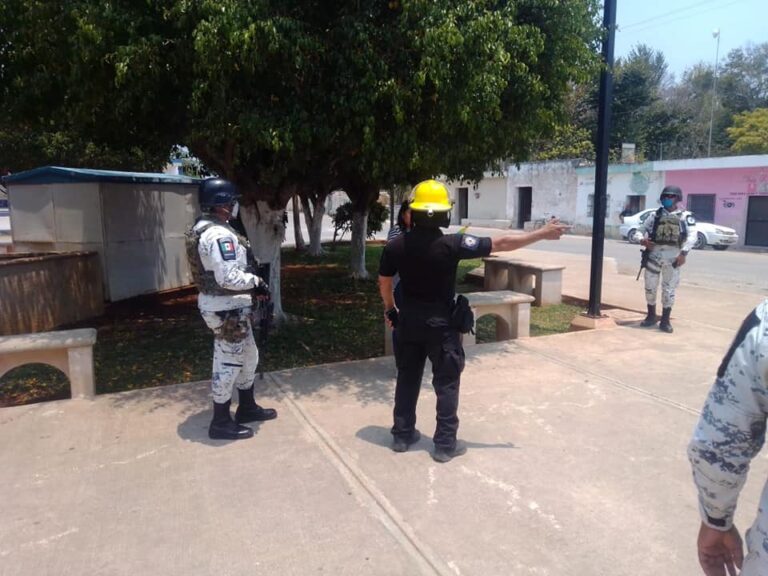 GUARDIA NACIONAL REFUERZA LA VIGILANCIA DE CONTINGENCIA EN UMAN