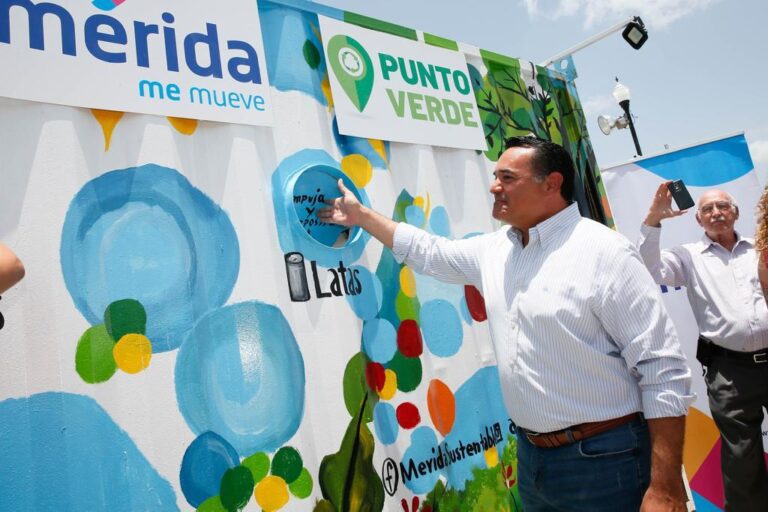 MÉRIDA: El Ayuntamiento de Mérida reanuda operaciones de los cuatro Mega Puntos Verdes