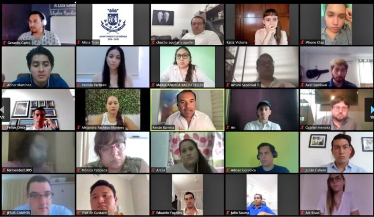MÉRIDA: El Ayuntamiento de Mérida apuesta al liderazgo juvenil para superar la crisis generada por el COVID-19, afirma el alcalde Renán Barrera