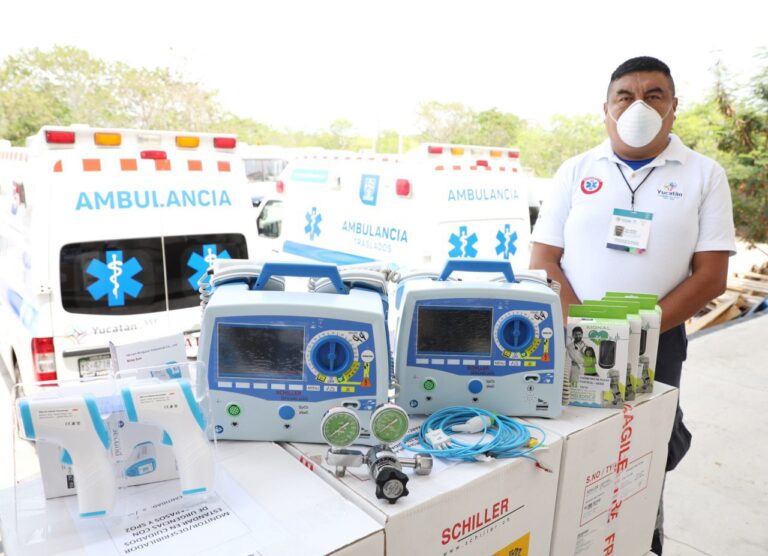 GOBIERNO: El Gobierno del Estado continúa equipando las ambulancias con equipos e instrumentos de alta tecnología