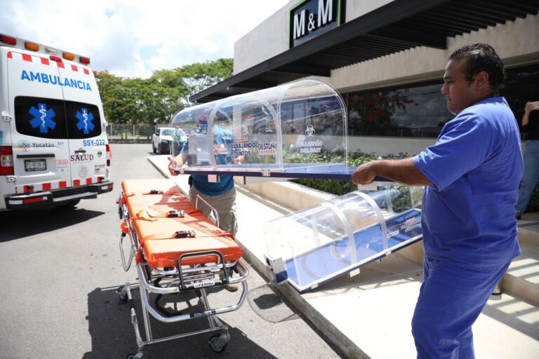 GOBIERNO: El Gobierno del Estado suma esfuerzos con la iniciativa privada para dotar a los hospitales de materiales de protección para el personal de salud