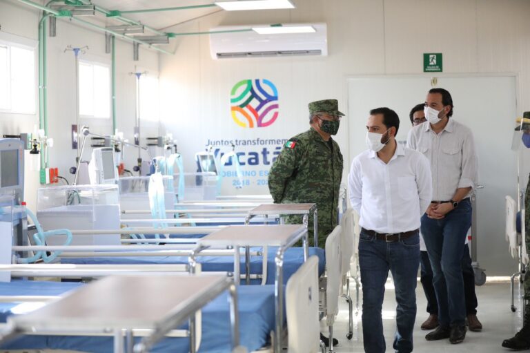 GOBIERNO: El Hospital provisional de Valladolid ya recibió a sus primeros pacientes