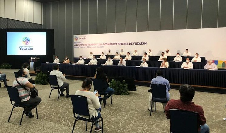 GOBIERNO: Nueva etapa de la reapertura económica es para que todos los yucatecos podamos salir adelante frente al Coronavirus: Gobernador Mauricio Vila Dosal