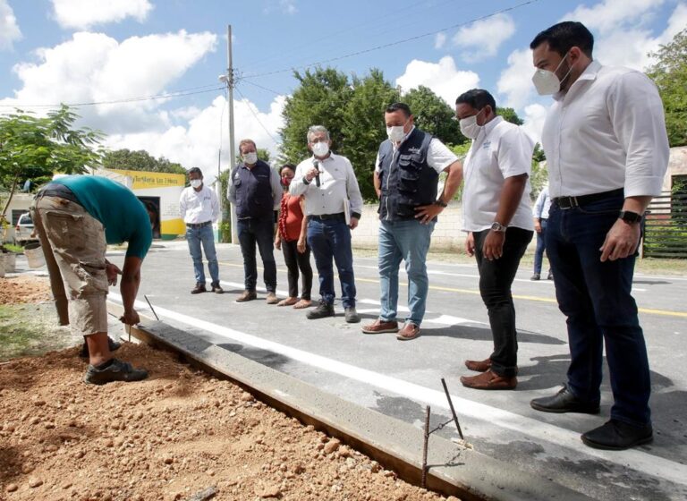 MÉRIDA: Entregan mejoras en Sierra Papacal, como parte de las estrategias para alcanzar el rezago cero