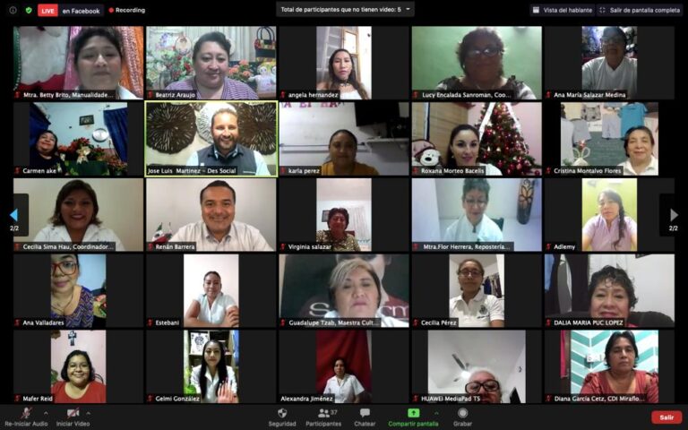 MÉRIDA: Concluyen los primeros talleres virtuales del programa “CDI en Casa”, con 6 mil alumnos