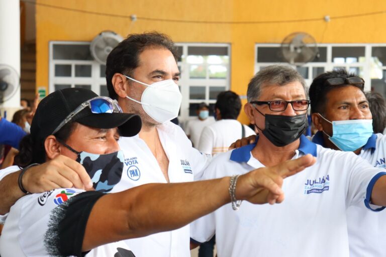 PROGRESO: «Esta es la fuerza del PAN que llevará a la victoria a nuestros candidatos Julián Zacarías, Erik Rihani y Carmen Ordaz», señalan dirigentes estatales y nacionales del PAN