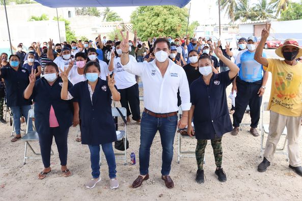 PROGRESO: Cada día, más hombres y mujeres que impulsan el sector pesquero apoyan al trabajo y proyecto del candidato del PAN a la presidencia municipal de Progreso, Julián Zacarías Curi