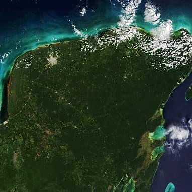 MUNDO | NASA COMPARTE IMPRESIONANTES FOTOGRAFÍAS DE LA PENÍNSULA YUCATECA