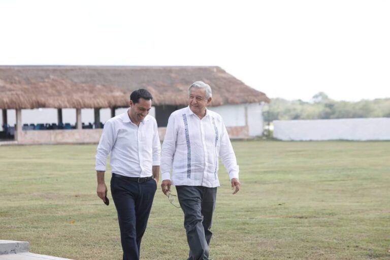 GOBIERNO | EL GOBERNADOR VILA DOSAL Y EL PRESIDENTE LÓPEZ OBRADOR DAN SEGUIMIENTO AL PROYECTO «TREN MAYA» EN YUCATÁN