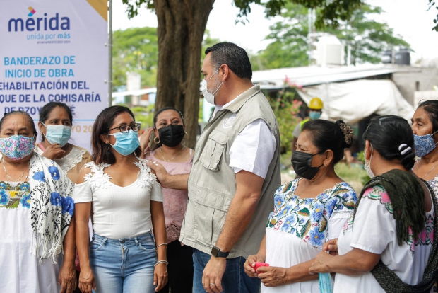 MÉRIDA | El Alcalde Renán Barrera fortalece los espacios públicos de las comisarías para ofrecer un desarrollo equitativo y armonioso