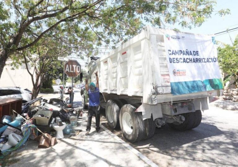 GOBIERNO | Buena respuesta de la ciudadanía en la Campaña de Descacharrización en Mérida