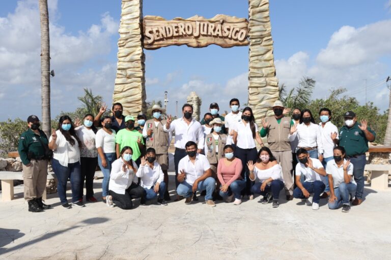 PROGRESO | LOS AMIGOS JURÁSICOS SE ESPECIALIZAN PARA GARANTIZAR UNA EXPERIENCIA ÚNICA EN EL “SENDERO JURÁSICO”