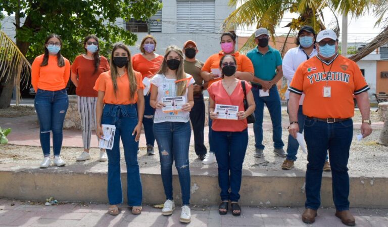 PROGRESO | El IMM conmemora el Día Naranja, con volanteo en unidades de transporte y pláticas con usuarios.