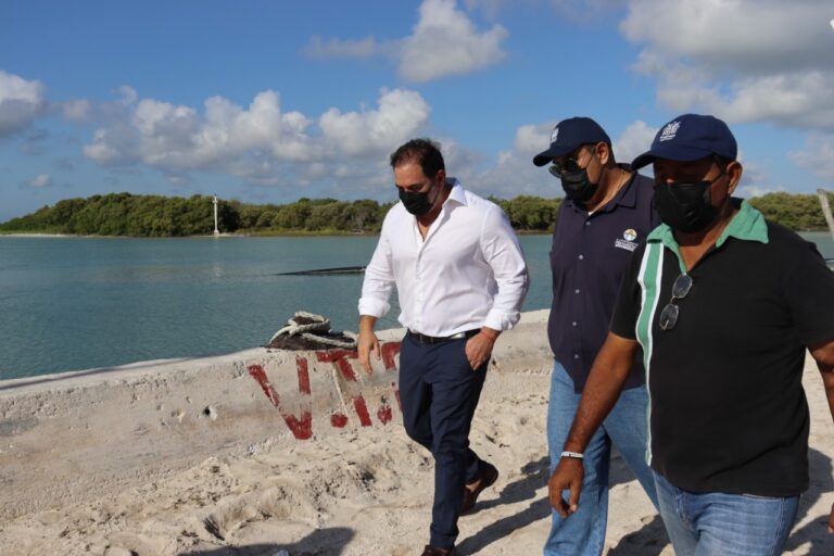 PROGRESO | CONTINÚAN A BUEN RITMO LOS TRABAJOS DE DRAGADO QUE SE REALIZA EN LA ZONA DE MAR DE CHUBURNÁ PUERTO