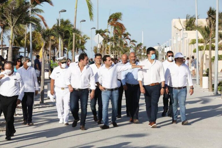 GOBIERNO | Entrega el Gobernador Mauricio Vila Dosal renovado Malecón Tradicional de Progreso