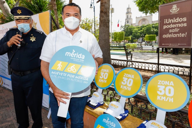 MÉRIDA | El Alcalde Renán Barrera Concha anuncia acciones para mejorar la movilidad urbana en el Centro Histórico de la ciudad