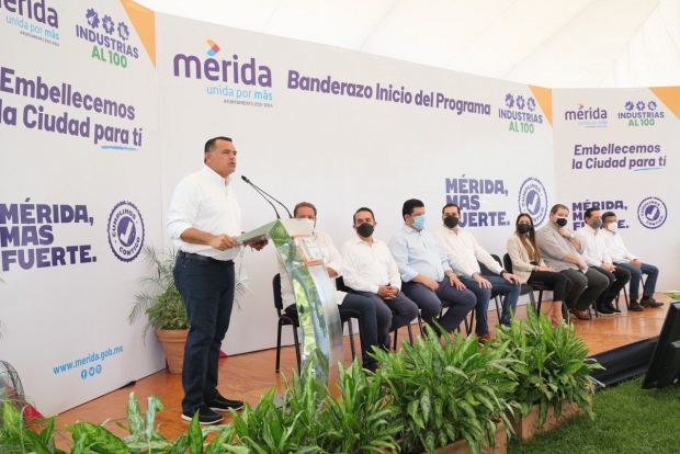 MÉRIDA | Con Industrias al 100, el Alcalde Renán Barrera cumple con la seguridad y mejora los servicios públicos para las y los trabajadores