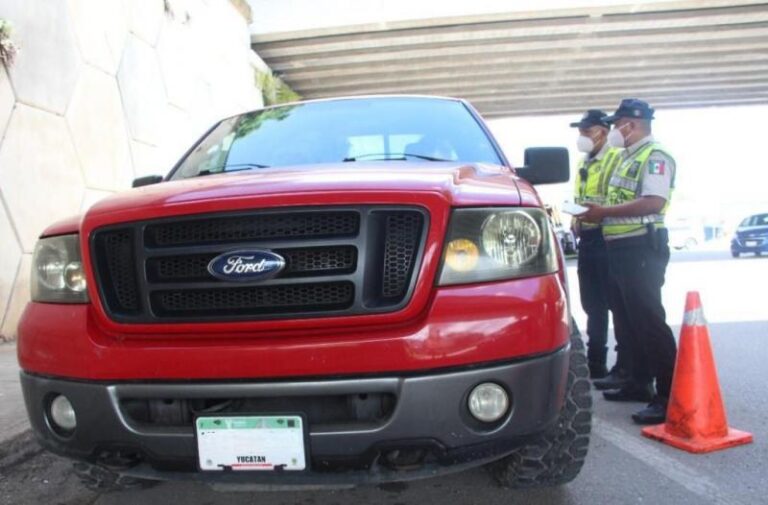 GOBIERNO | SSP continuará con los exhortos a vehículos que circulan con placas vencidas