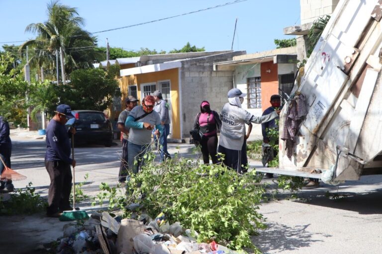 PROGRESO | PROLIMPIA Y LA DIRECCIÓN DE SERVICIOS PÚBLICOS Y ECOLOGÍA RECOLECTARON MÁS DE 22 TONELADAS DE BASURA EN LA COLONIA CIÉNEGA 2000