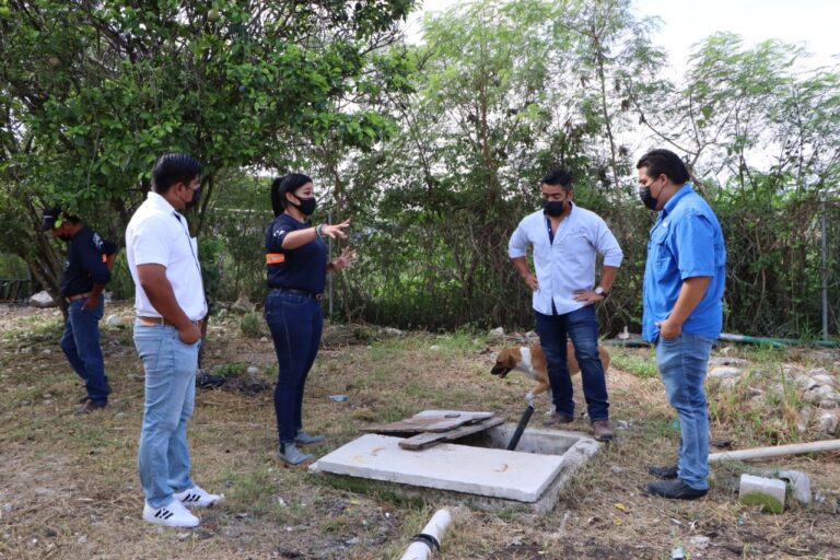 PROGRESO | EL SMAPAP REALIZA TRABAJOS EN LAS COMISARÍAS DE FLAMBOYANES Y CHICXULUB PUERTO.