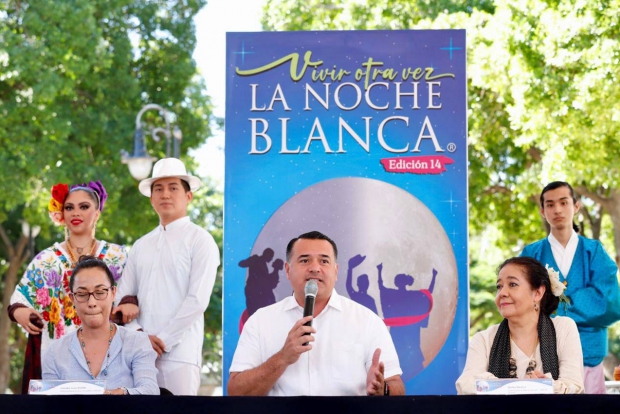 MÉRIDA | Mérida volverá a vivir La Noche Blanca, anuncia el Alcalde Renán Barrera Concha