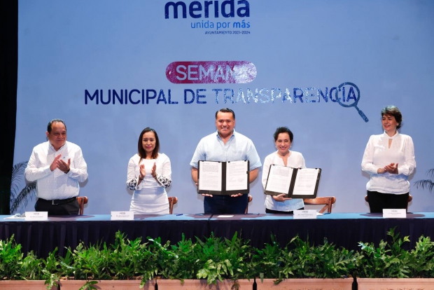 MÉRIDA | El Alcalde Renán Barrera inauguró la IV Semana Municipal de la Transparencia La Participación Ciudadana en el Quehacer Gubernamental