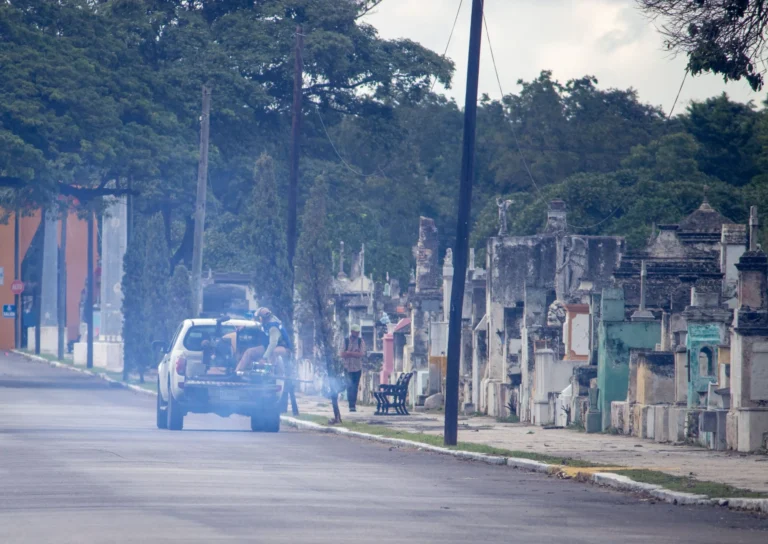 GOBIERNO | Realiza SSY acciones preventivas de fumigación en cementerios