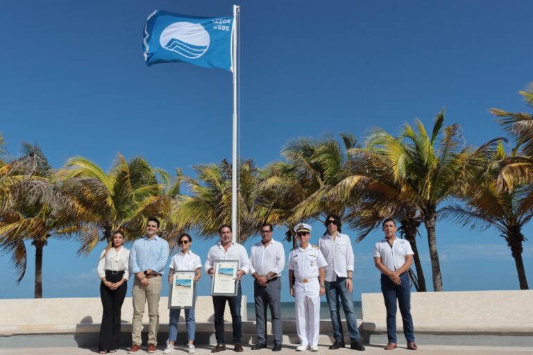 PROGRESO | POR TERCER AÑO CONSECUTIVO, LAS PLAYAS DE PROGRESO RECIBEN LA CERTIFICACIÓN DE EXCELENCIA “BLUE FLAG”.