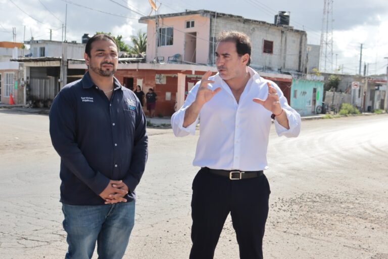 PROGRESO | EL ALCALDE JULIÁN ZACARÍAS CURI REALIZA UN RECORRIDO POR EL PARQUE DE LA SCT PARA CONSTATAR LOS AVANCES DE TRABAJO DE RECONSTRUCCIÓN Y REMODELACIÓN DE ESTE ESPACIO.