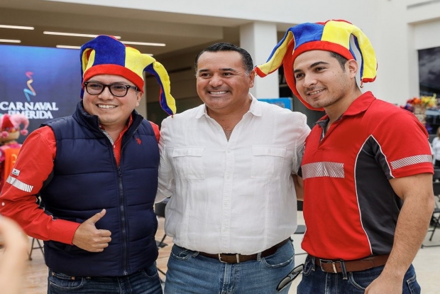 MÉRIDA |  El Alcalde Renán Barrera presenta la cartelera artística del Carnaval de Mérida 2023