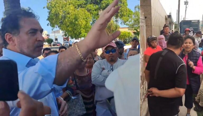 PROGRESO | Zacarías Curi extiende su apoyo a ejidatarios de Chicxulub puerto que se manifestaron hoy por la invasión de sus terrenos