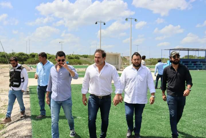 PROGRESO | Con grandes avances en obras de infraestructura deportiva, el alcalde Julián Zacarías Curi ofrece espacios de primera para jóvenes y adultos de Progreso.