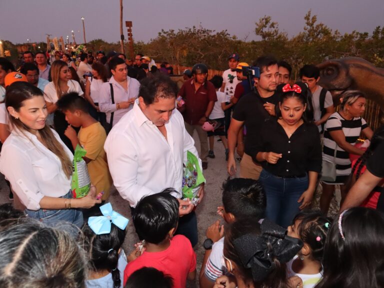 PROGRESO | El Ayuntamiento de Progreso celebró a los niños en Sendero Jurásico con más de 2,000 asistentes de todas las comisarías de Progreso
