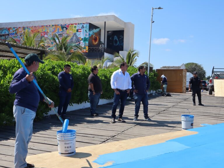 PROGRESO | Julián Zacarías promueve la inclusión con nueva rampa para discapacitados en el Muelle de Chocolate