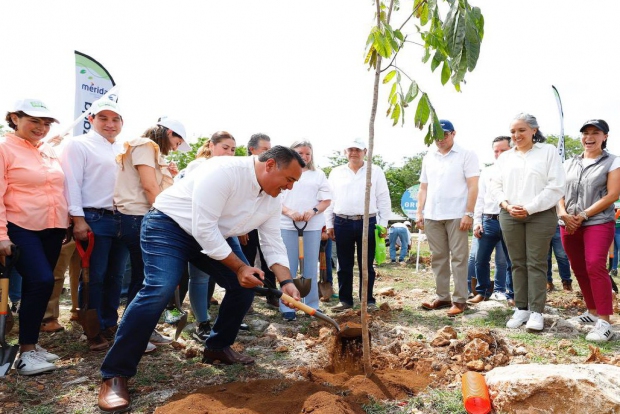 MÉRIDA | Renán Barrera fomenta una ciudad más verde y amigable