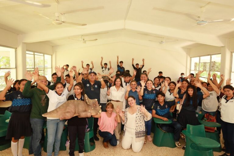 PROGRESO | El programa “Sendero Jurásico en tu municipio” lleva conocimiento y diversión a los estudiantes de distintas localidades del interior del estado