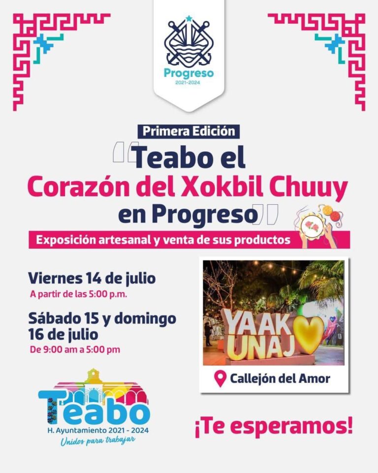 PROGRESO | Expo «Teabo el corazón del Xokbil Chuuy» llega a Progreso para promover el arte tradicional yucateco