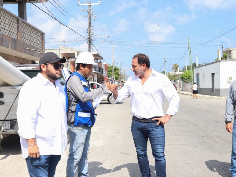 PROGRESO | Julián Zacarías supervisa el inicio del operativo de limpieza y desazolve de pozos en Progreso para hacer frente a la temporada de lluvias