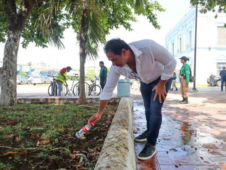 PROGRESO | Reforzando las acciones en pro de un medio ambiente sano en Progreso, Julián Zacarías Curi supervisa los primeros trabajos de “Chalecos Correctivos”