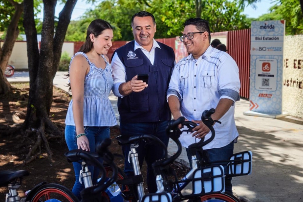 MÉRIDA | Ante el éxito del programa En Bici, Renán Barrera amplía periodo gratuito hasta septiembre