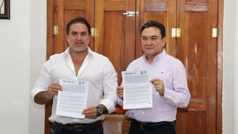 PROGRESO | AYUNTAMIENTO DE PROGRESO Y LA SEGEY FIRMAN CONVENIO PARA HABILITAR EN EL PUERTO DE CHICXLULUB UNA TELESECUNDARI