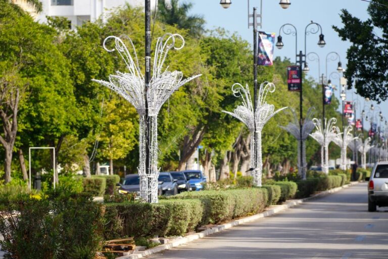 MÉRIDA | El Ayuntamiento inicia el decorado de parques y avenidas con motivo de las fiestas decembrinas