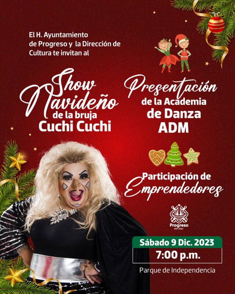 PROGRESO | EL AYUNTAMIENTO DE PROGRESO INVITA A VELADA NAVIDEÑA MAÑANA SÁBADO EN EL PARQUE INDEPENDENCIA